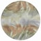Homeroots 8' Pewter And Silver Round Abstract Washable Indoor Outdoor Area Rug 631349 - alternate 3