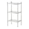 Gatco Rectangular 3-Tier Glass Taboret, Satin Nickel 1352 - alternate 1