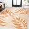 Jonathan Y Havana Tropical Palm Leaf Cream/Orange 5 ft. x 8 ft. Indoor/Outdoor Area Rug SMB208A-5 - alternate 5