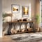 Kioottoo 70.9'' Extra Long Sofa Table, Rustic Brown Industrial Console TG-JW0836 - alternate 1