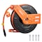 Vevor Retractable Air Hose Reel 50 FT x 1/2 Inch Air Compressor Hose Max 300PSI NT-A20 - alternate 1