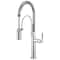 Brizo Litze Semi-Professional Kitchen Faucet, Knurled Handle Chrome 63343LF-PC - alternate 1
