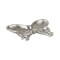 Homeroots 6" Silver Cast Iron Butterfly Handmade Trinket Tray 571246 - alternate 6