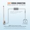 Vevor Linear Actuator 12V 20 Inch IP65 Waterproof Actuator 660lbs/3000N 0.19 in/s OK648-A - alternate 2