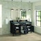 James Martin Vanities Lorelai 60'' D Vanity, Black Onyx w/ Parisien Bleu Silestone Top w/FreePower Wireless Charger 424-V60D-BKO-FPBL - alternate 7