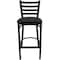 Flash Furniture 30" Ladder Back Restaurant Stool XU-DG697BLAD-BAR-BLKV-GG - alternate 6
