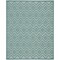 Homeroots 7' X 10' Aqua Indoor Outdoor Area Rug 522105 - alternate 3