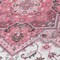 Homeroots 8' Pink Ivory And Gray Round Oriental Washable Indoor Outdoor Area Rug 600182 - alternate 4