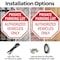 Signmission Private Parking Lot Authorized Vehi, 10 inch X 10 inch, Aluminum Metal Signs, 2PK OC-A-2PACK-10-172 - alternate 4
