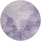 Homeroots 8' Plum And Purple Round Abstract Washable Indoor Outdoor Area Rug 616324 - alternate 5