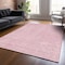 Homeroots 3' X 5' Pink And Ivory Geometric Washable Indoor Outdoor Area Rug 600768 - alternate 6