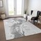 Homeroots 3' X 5' Gray And Silver Abstract Washable Indoor Outdoor Area Rug 611306 - alternate 3