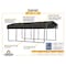 Arrow 10 x 15 x 7 ft Charcoal Carport CPHC101507 - alternate 9