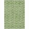 Homeroots 8' X 10' Green And Ivory Geometric Washable Indoor Outdoor Area Rug 583345 - alternate 6
