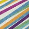 Homeroots 8' X 10' Blue Green And Copper Striped Washable Indoor Outdoor Area Rug 597370 - alternate 8