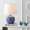 Jonathan Y Ronald 21" Ceramic LED Table Lamp, Navy JYL5044A - alternate 4