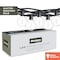 Bulbrite Outdoor/Indoor 14 ft. Plug-In Globe Bulb G16 Shatter Resistant LED Blk Strng Lght w/10 Sockets-Bulbs 812123 - alternate 6