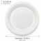 Eco-Rootz 10 Inch Molded Fiber Round Heavy Weight Plate, 125PK ER-P005-125-BPI - alternate 3