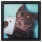 Homeroots 11" X 11" Black Frame Dog Selfie 365900 - alternate 1