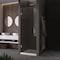Fab Glass And Mirror Single Swing Hinge Frameless Glass Shower Door - 3/8in Tempered Glass with Smart Guard Easy Clea SHRO30X76CH - alternate 5