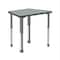 Correll Trapezoid 32 in W, 22 in L, 25 in to 35 in H, Particleboard, Gray Granite AD2232TF-TRP-15-13-39 - alternate 1