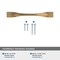 Amerock Uprise 3-3/4 in 96 mm Center-to-Center Champagne Bronze Cabinet Pull BP36917CZ - alternate 3