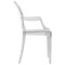 Leisuremod Carroll Modern Acrylic Chair, Clear, 2PK GC22CL2 - alternate 6