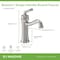 Symmons Braston Single-Hole Single-Handle Bathroom Faucet with Push Pop Drain (1.0 GPM) SLS5812STNPP - alternate 2