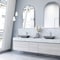 Vigo Duomo 18inL x 13inW x 4inH Concreto Stone Rectangular Vessel Bathroom Sink in Gray VG04063 - alternate 3