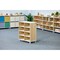 Beleduc By Playwell Palermo Wood Storage - Narrow 8-Compartment Vertical Shelf 846026 - alternate 8
