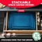 Bakken- Swiss BAKKEN 3-Piece Nonstick Baking Pan Set, Carbon Steel, PFOA-Free, Oven Safe, 450 DegF, Blue Marble BKWAV3PBLUE - alternate 7