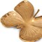 Homeroots 18" Gold Cast Aluminum Butterfly Serving Tray 634491 - alternate 3
