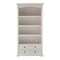 Homeroots 75" White Solid Wood Four Tier Bookcase 397130 - alternate 1