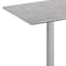 Flash Furniture 30" x 24" Outdoor Tabletop, Gray Faux Concrete, Seamless Surface Technology, 18" Round Silver Base ST-REC2430-CMGY-TR18S-GG - alternate 7