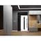 Vdomdoors Front Exterior Prehung Steel Door Ronex1055 Teak Sidelight and Transom Window Sidelite Entry Metal RONEX1055EXD-OAK-W36+16 x H80+16-RH-I - alternate 4