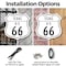 Signmission Texas Route Marker Shield Sign Us 66, 6 inch X 6 inch, Plastic Sign, 2PK SHI-P-2PACK-6-466 - alternate 4