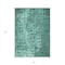 Homeroots 5' X 8' Teal Blue Ikat Washable Indoor Outdoor Area Rug 577002 - alternate 8