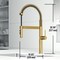 Vigo Edison Pro Single Handle Kitchen Faucet in Matte Brushed Gold VG02052MG - alternate 4