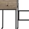 Homeroots 47" Brown and Black Writing Desk With Four Drawers 491421 - alternate 2