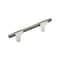 Amerock Urbanite 3-3/4 in 96 mm Center-to-Center Polished Chrome/Black Chrome Cabinet Pull BP7789626BCR - alternate 1