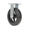 Vestil Rubber Rigid Caster 8 In. Diameter x 2 In. Width 551 Lb. Capacity Black CST-VE-8X2MR-R - alternate 7
