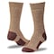 Railroad Sock Womens Crew Socks, 96% Spun Polyester, 4% Spandex, Brown, 5-10 W; 4 Pair-7.5 M, 1 PR 684 TS BR - alternate 3