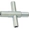 Prosource T1543L 4Way Silcock Key, Square Head, Bar Handle, 3 in L T1543L - alternate 1