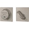 Schlage Collins Satin Nickel Single Cylinder Deadbolt B60 619 COL - alternate 3