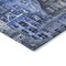 Homeroots 8' X 10' Navy Blue And Sky Blue Village Houses Washable Indoor Outdoor Area Rug 577850 - alternate 5