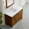 James Martin Vanities Bellshire 48" Single Vanity, Honey Oak w/ 3 CM White Zeus Silestone Top 660-V48-HNO-3WZ - alternate 5