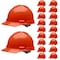 Malta Dynamics Hard Hat, Polyethylene, Ratchet, Orange HHO1004-Case - alternate 5