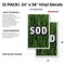 Signmission Sod, Vinyl Decals Only 24 Inch x 36 Inch, Vinyl Decal, 2PK DSB-2436-2PACK-Sod - alternate 2
