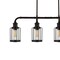 Jonathan Y Abbott 34" 4-Light Farmhouse Industrial Iron/Glass Linear LED Pendant, Oil Rubbed Bronze/Clear JYL7592A - alternate 10