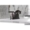 Kingston Brass Double-Handle 4" Centerset Bathroom Faucet with Pop-Up Drain, Oil Rubbed Bronze KB8615CML - alternate 5
